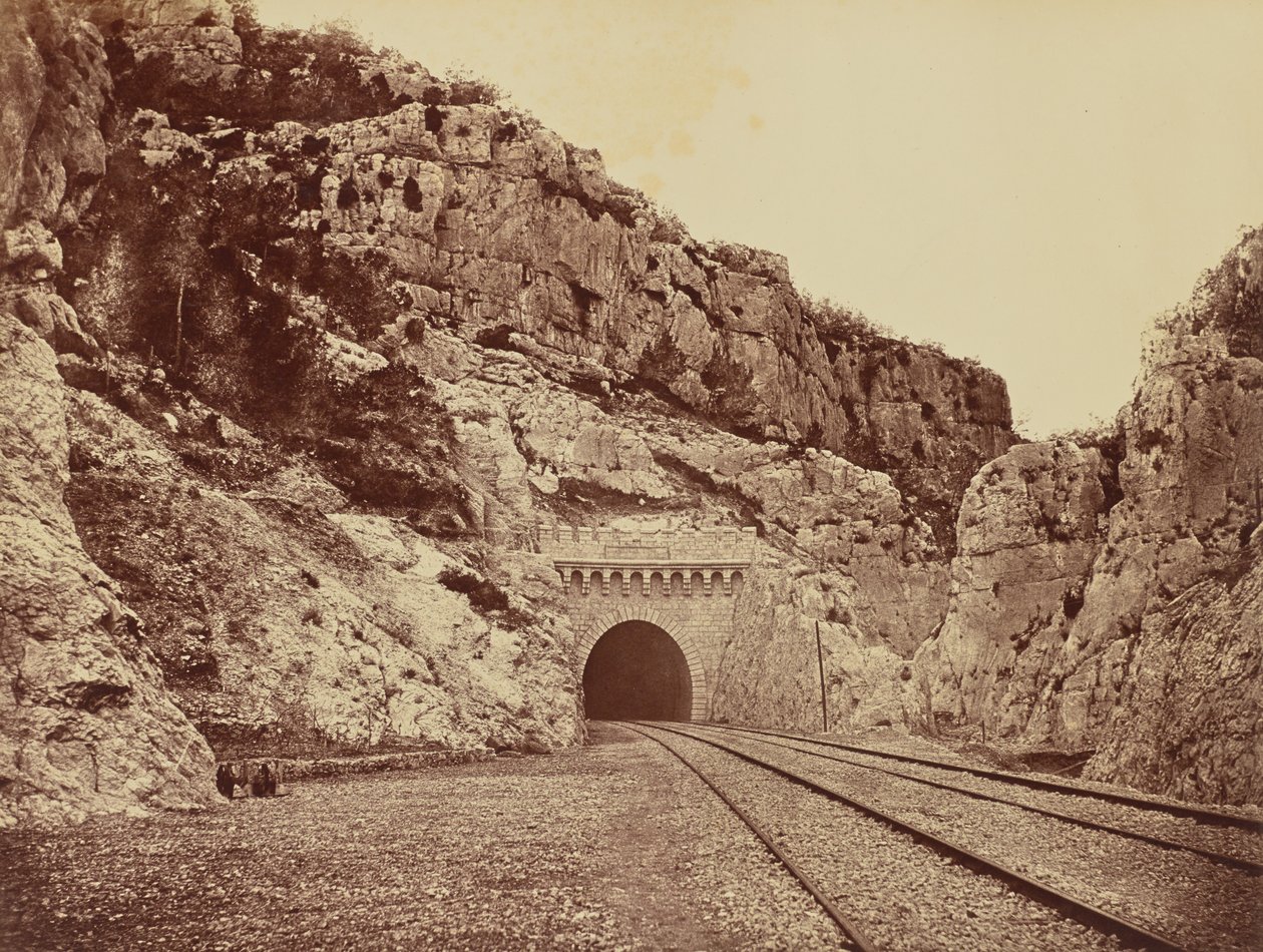Tunel de la Nerthe autorstwa Édouard Baldus