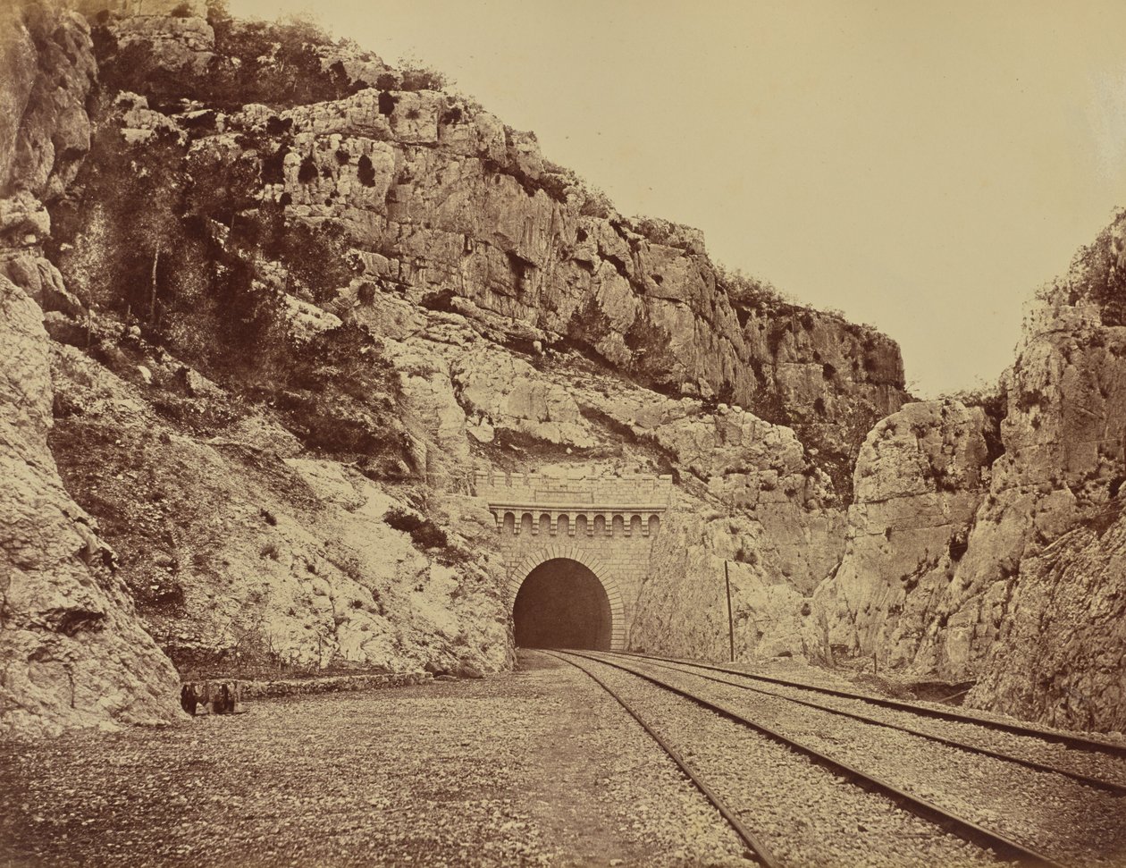 Tunel Nerthe autorstwa Édouard Baldus