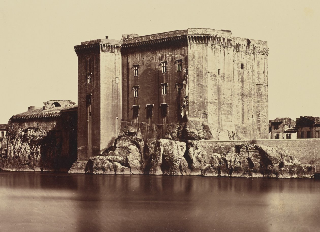 Tarascon. Château autorstwa Édouard Baldus