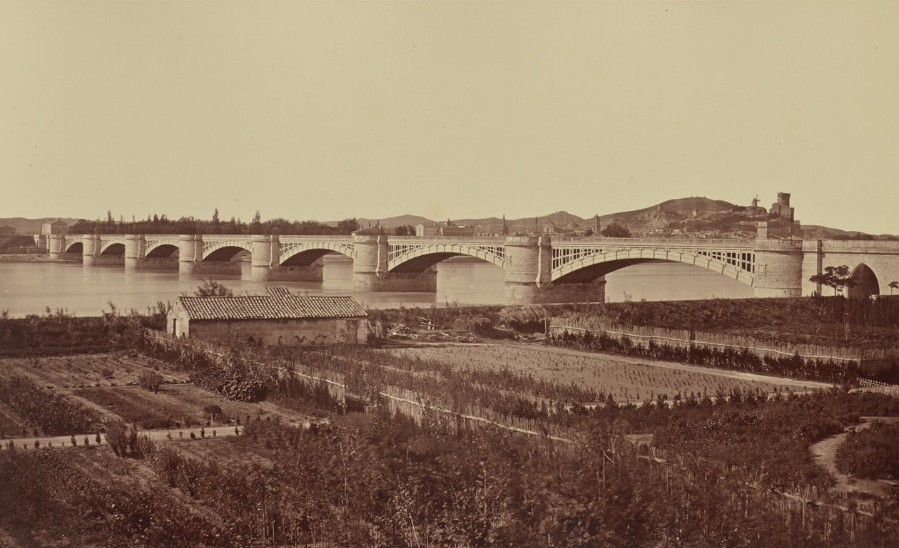 Tarascon. Wiadukt autorstwa Édouard Baldus