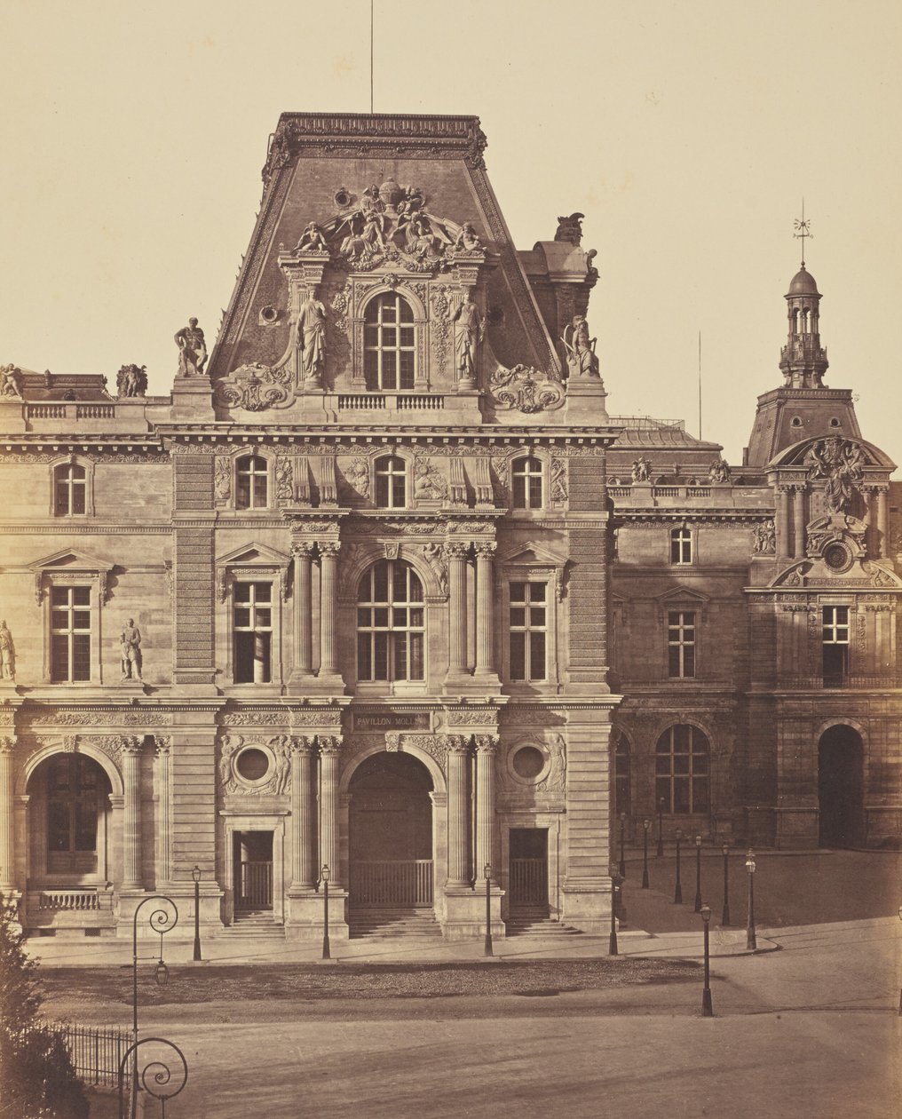 [Pawilon Molliena, Luwr, Paryż] autorstwa Édouard Baldus