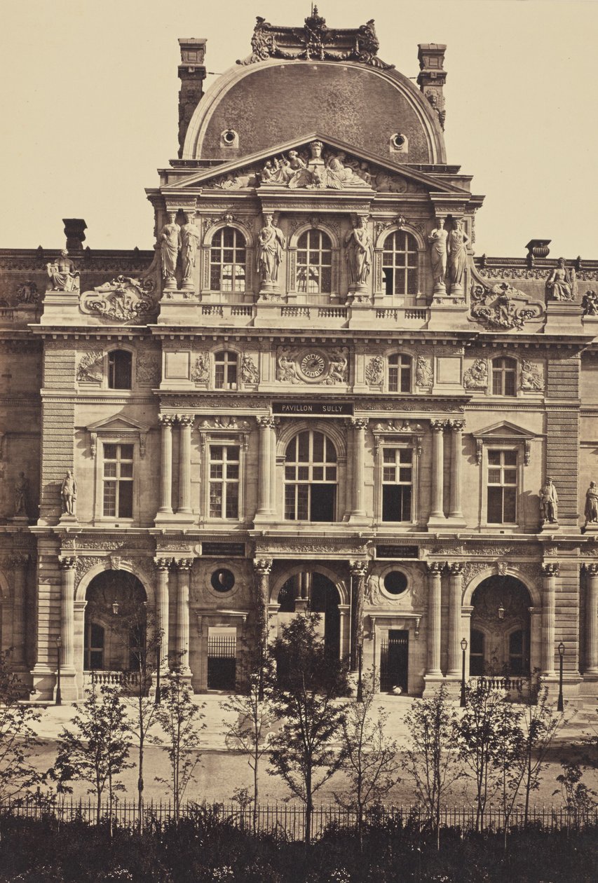 [Pawilon Sully, Luwr, Paryż] autorstwa Édouard Baldus