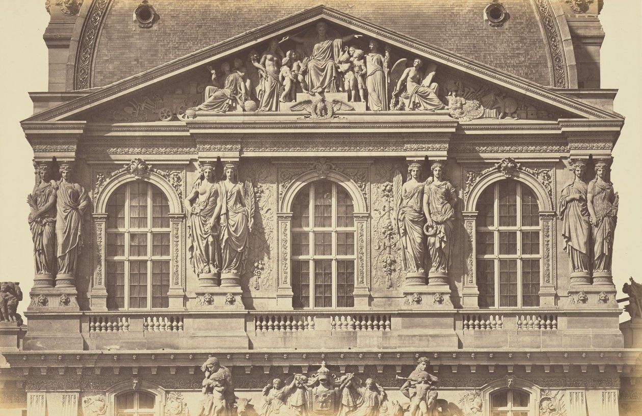 [Drugie piętro Pawilonu Richelieu, Luwr, Paryż] autorstwa Édouard Baldus