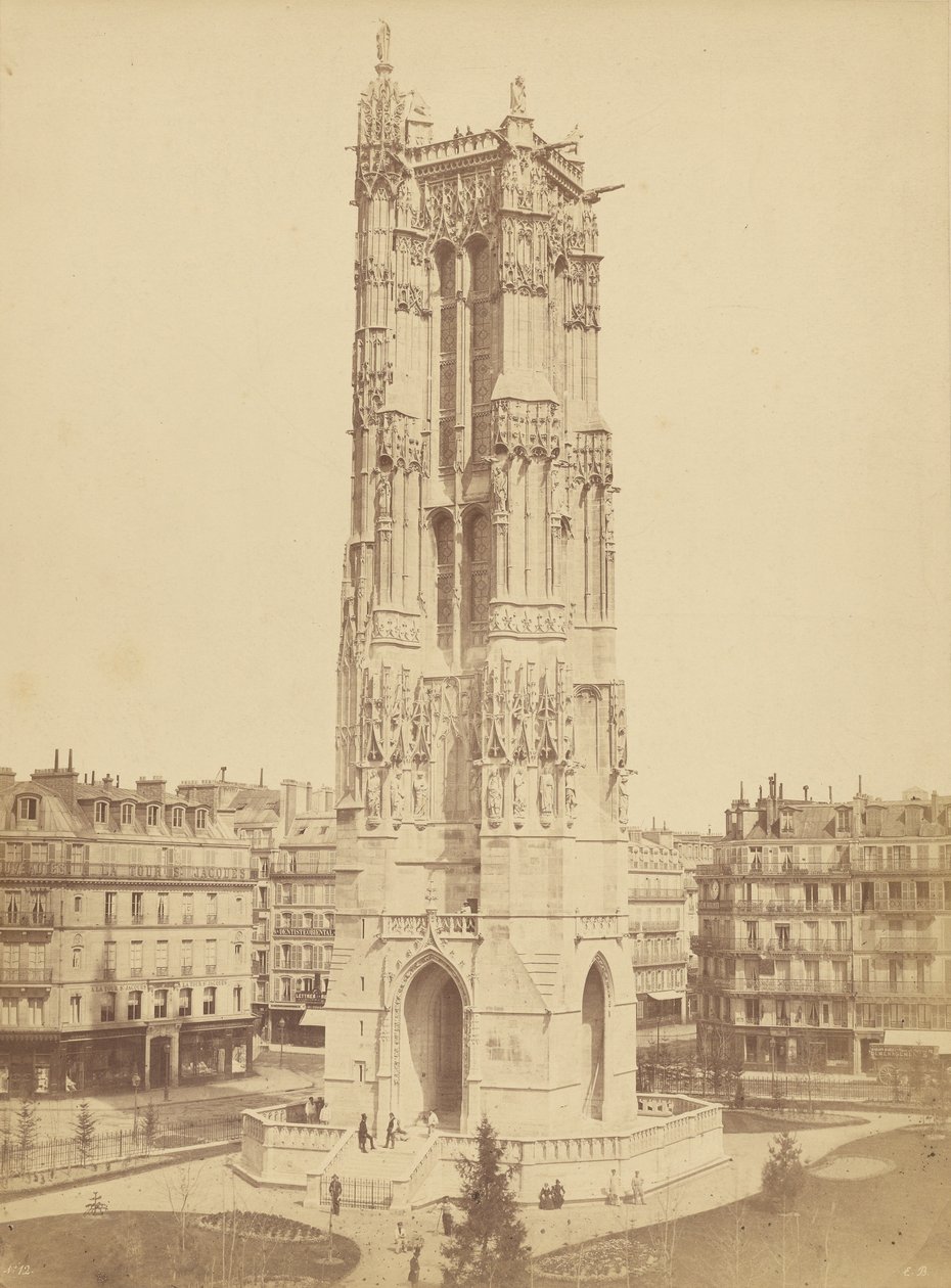 [Wieża Saint-Jacques] autorstwa Édouard Baldus