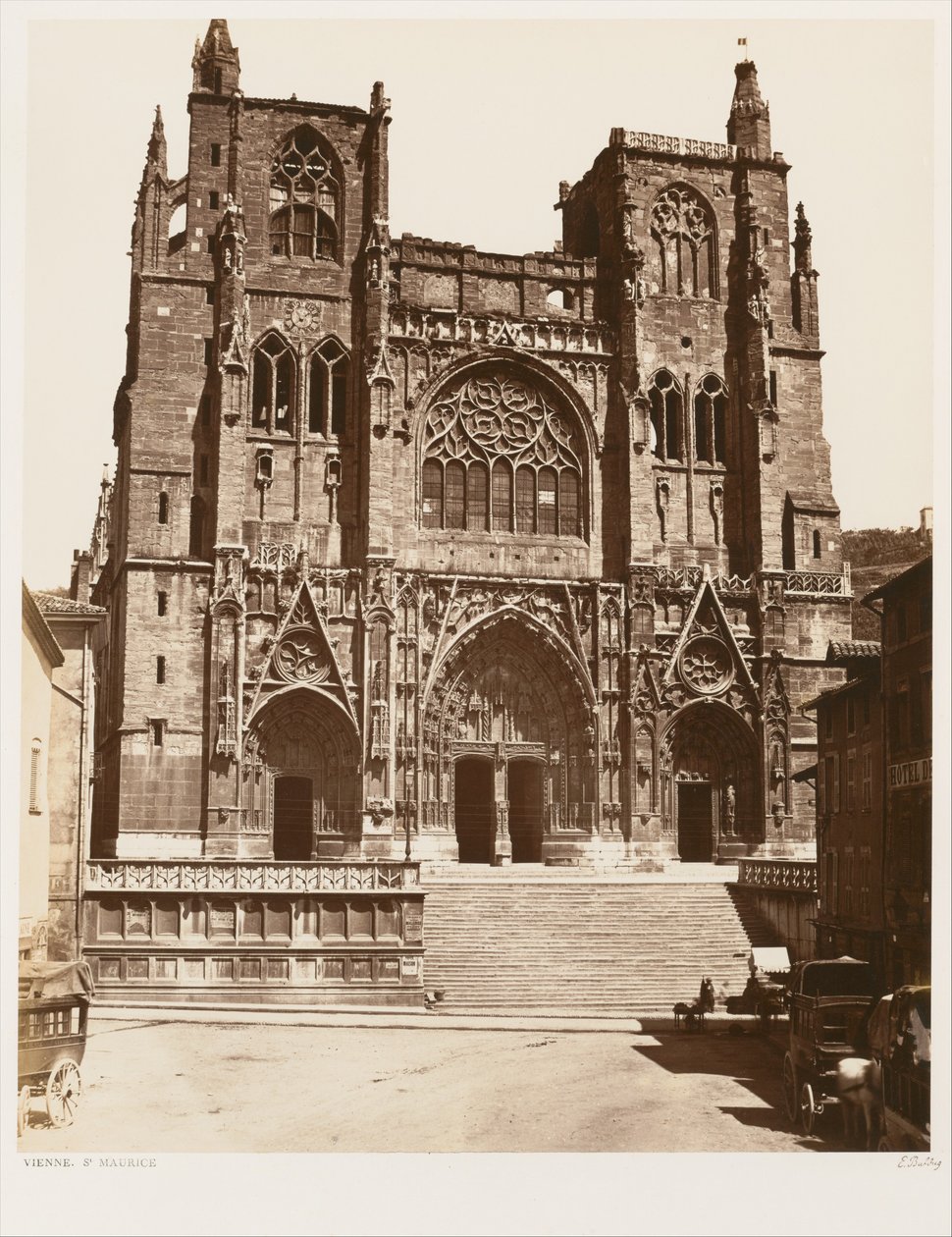 Vienne, Saint-Maurice autorstwa Édouard Baldus