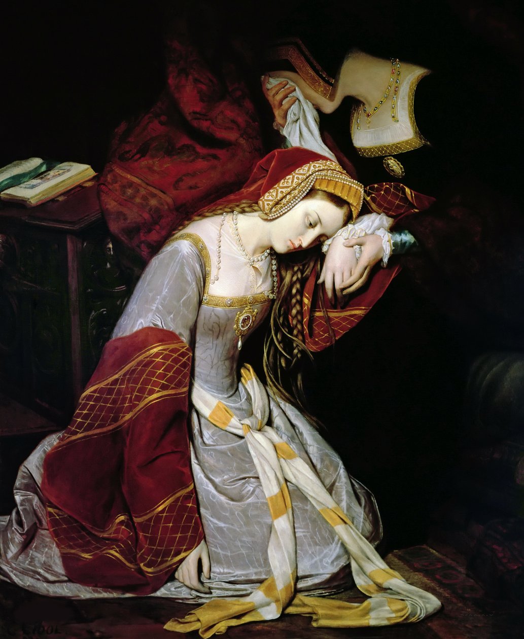 Anne Boleyn w Tower of London autorstwa Edouard Cibot