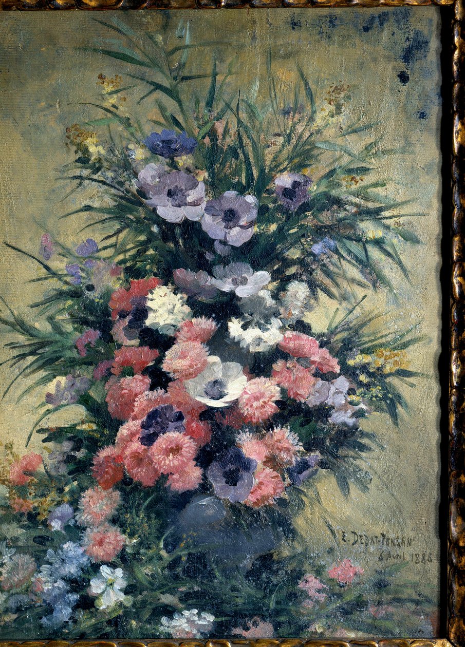 Bukiet zawilców Obraz Edouarda Debata Ponsana (1847-1913). 1888. Wycieczki, Muzeum Sztuk Pięknych autorstwa Edouard Debat Ponsan