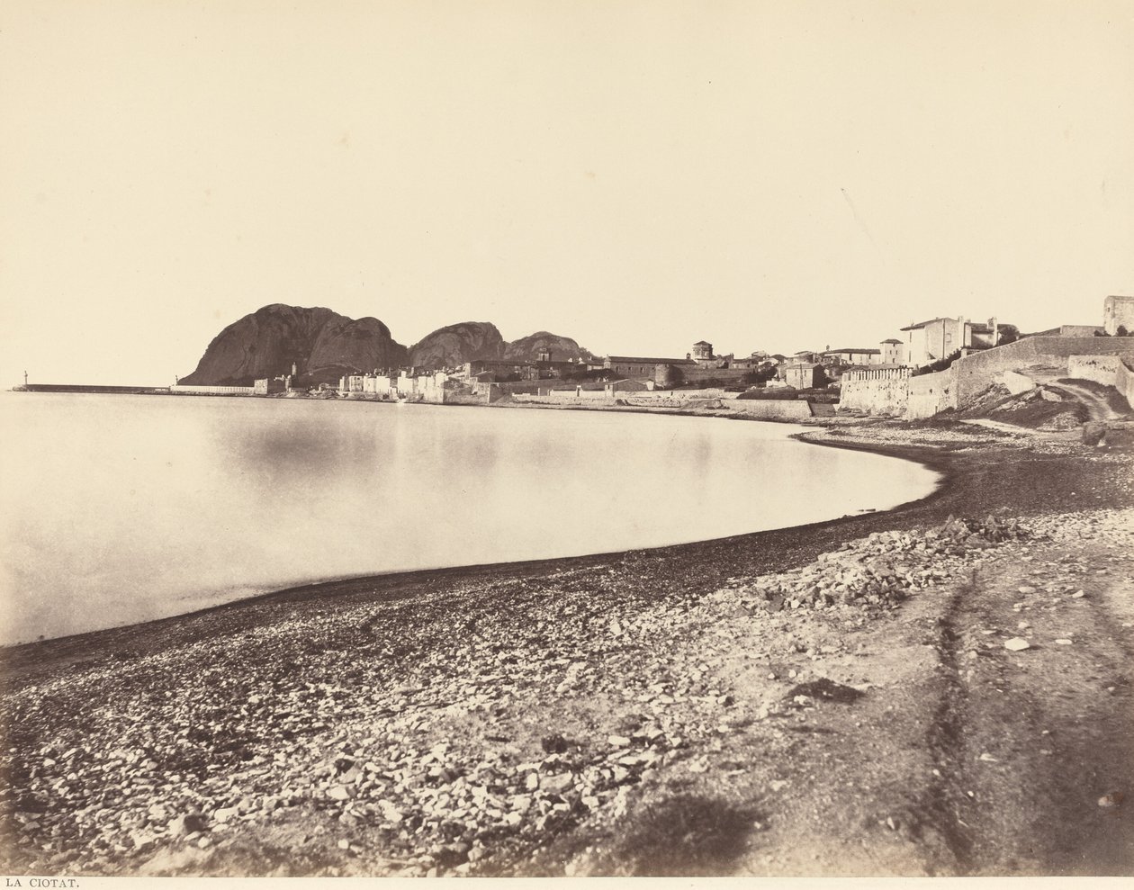 W Ciotat autorstwa Edouard Denis Baldus