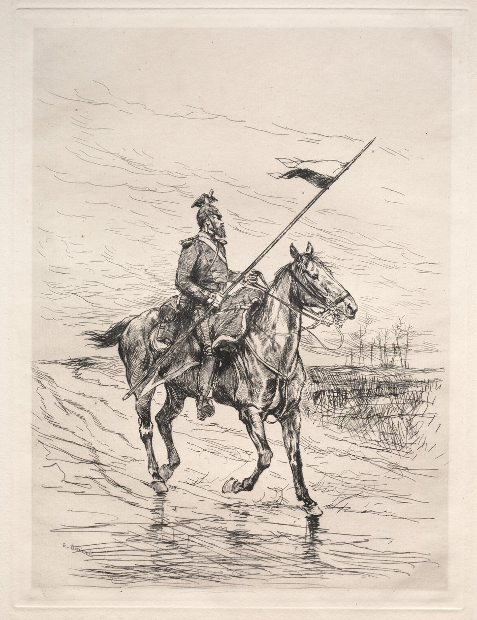 Ułan autorstwa Edouard Detaille