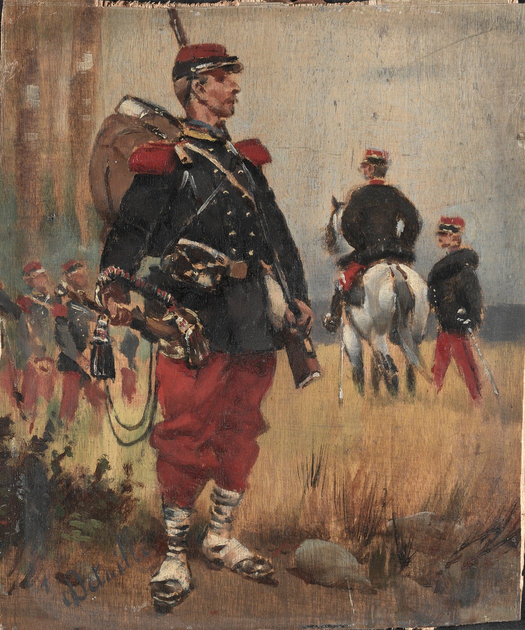 Żołnierski autorstwa Edouard Detaille
