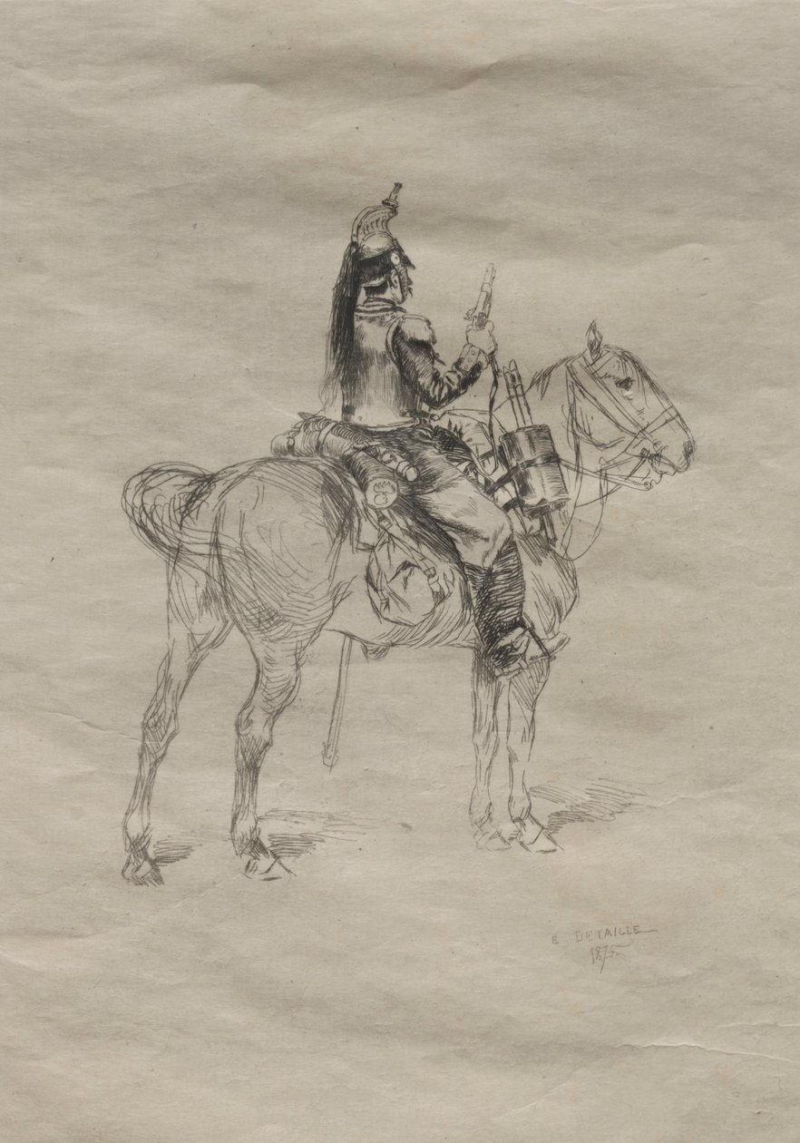 Kawalerzysta autorstwa Edouard Detaille