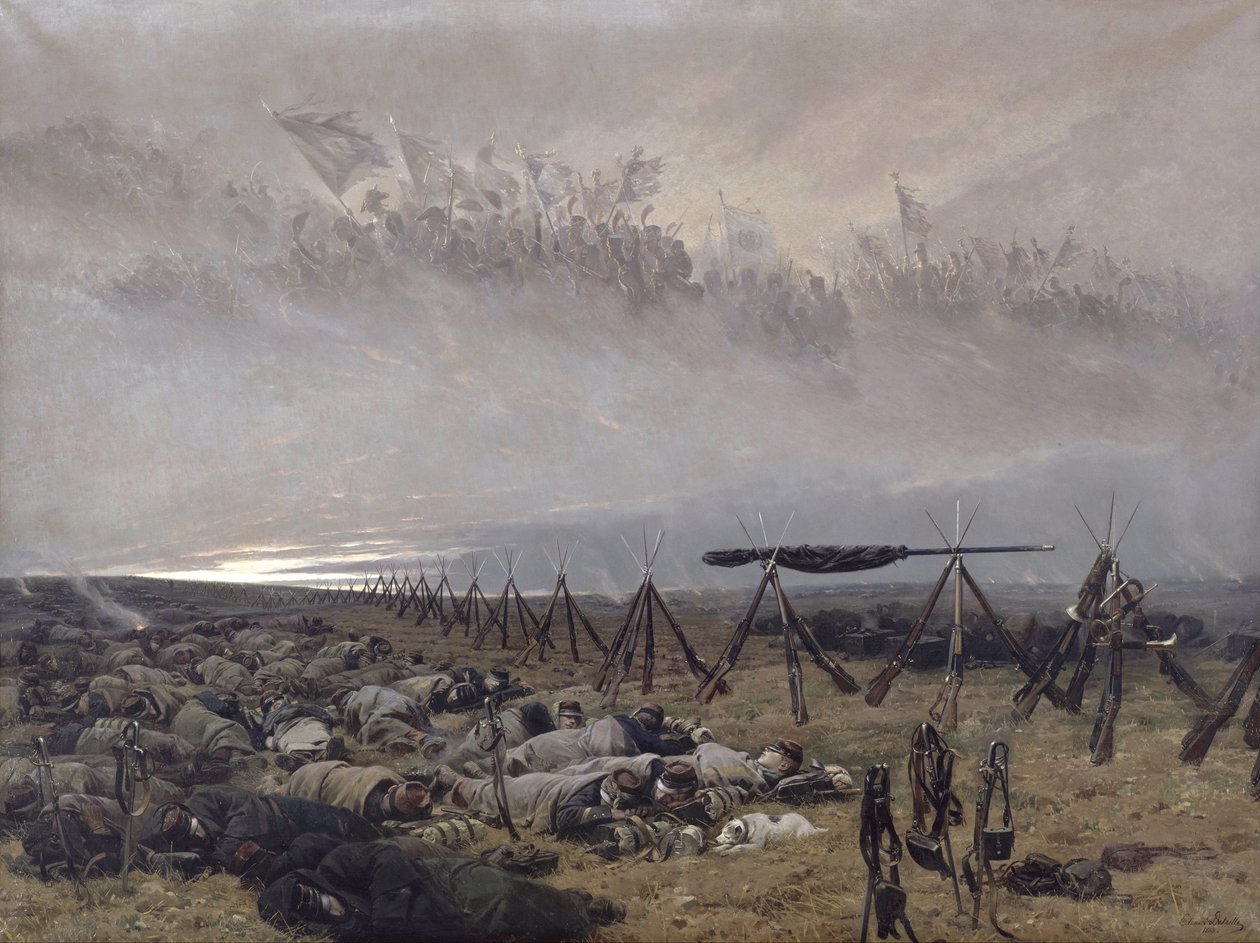 Sen, 1888 autorstwa Jean Baptiste Edouard Detaille