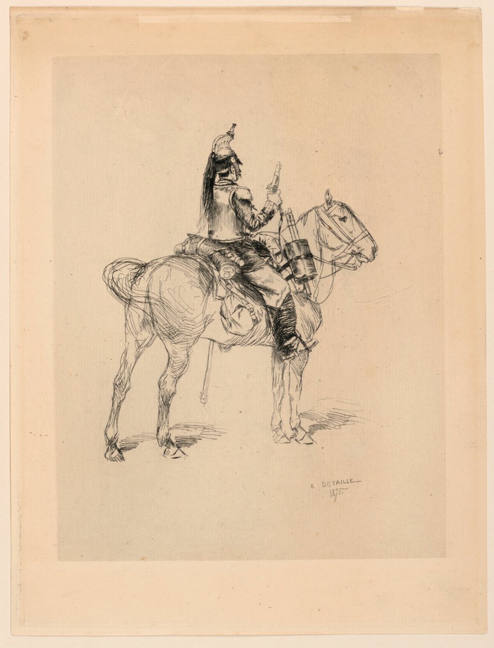 Łowca na koniu autorstwa Edouard Detaille