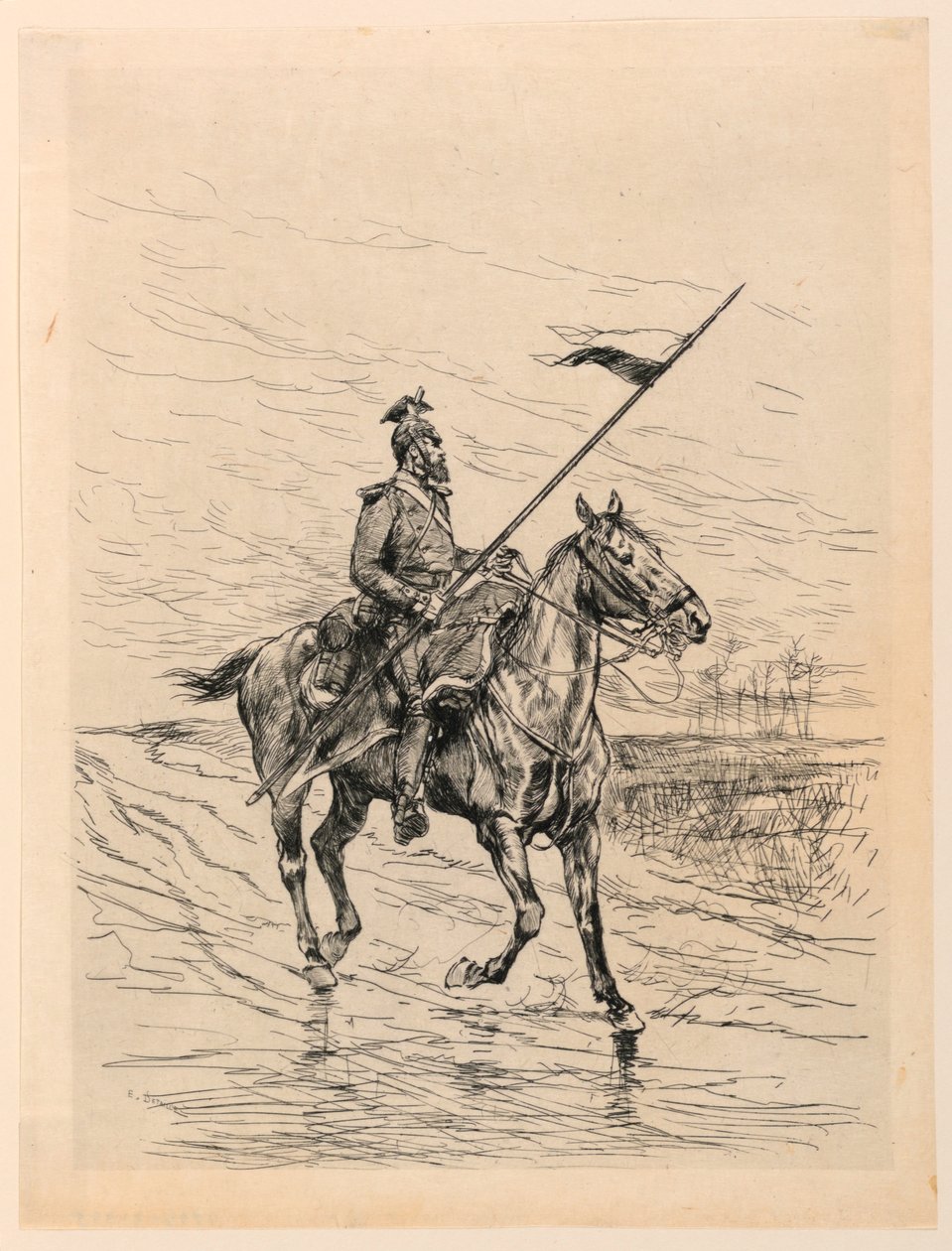 ułan autorstwa Edouard Detaille