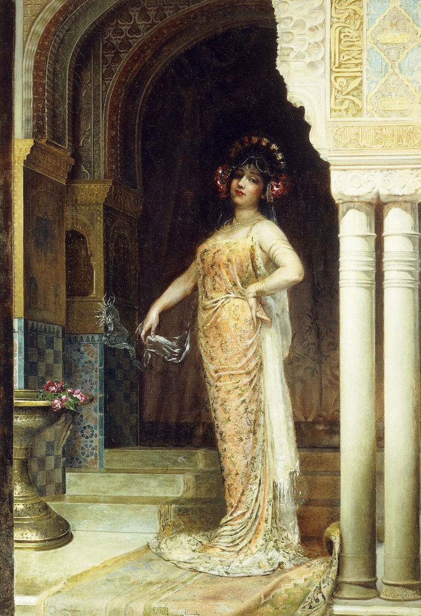 Odaliska; L"Odaliska, autorstwa Edouard Frederic Wilhelm Richter