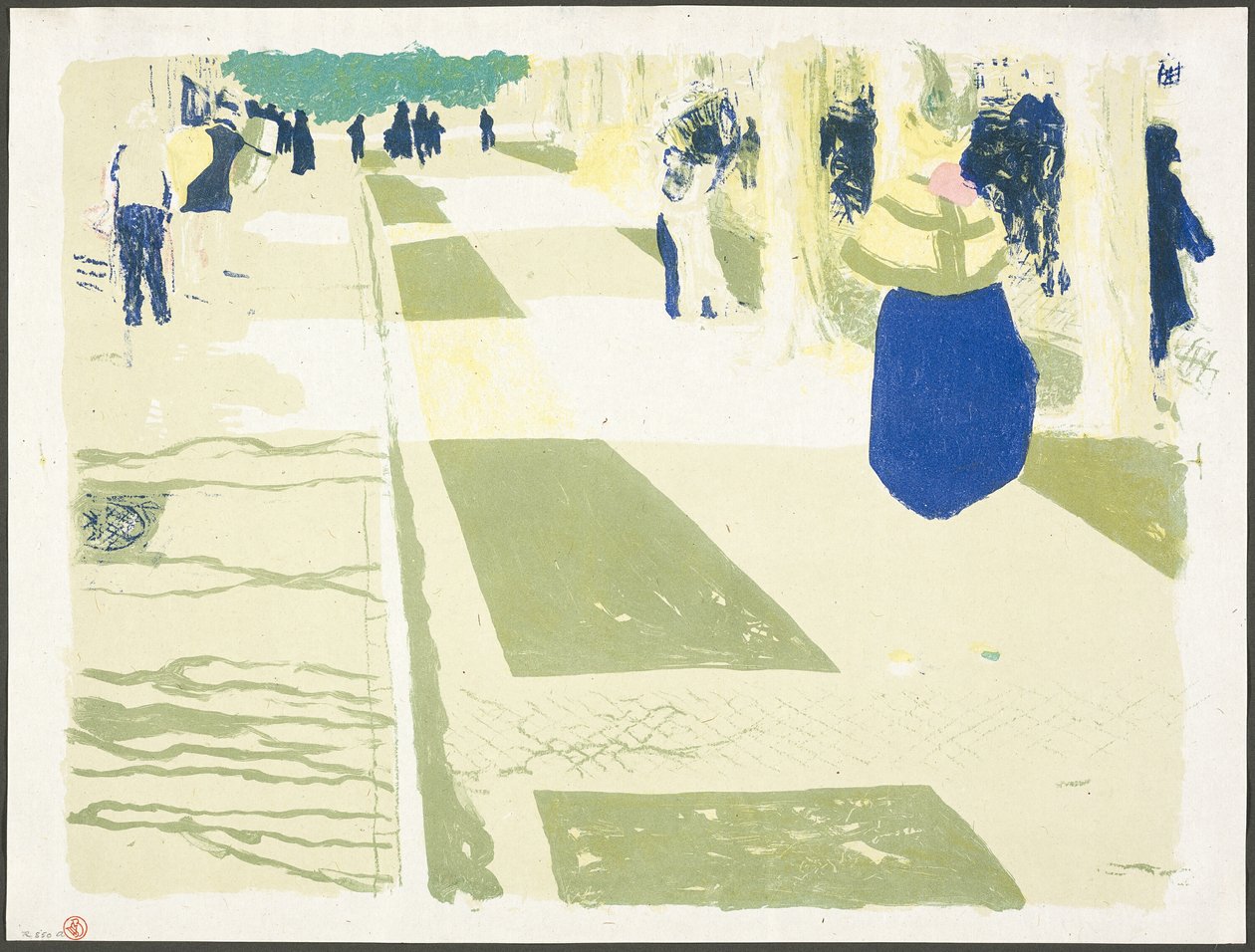 The Avenue, płyta druga z Landscapes and Interiors autorstwa Édouard Jean Vuillard