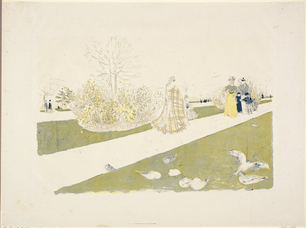 Ogród Tuileries autorstwa Édouard Jean Vuillard