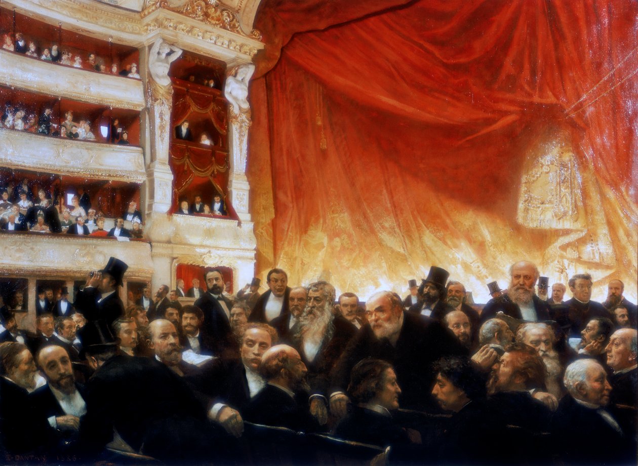 Interwał z Komedią Francuską, 1886 autorstwa Edouard Joseph Dantan