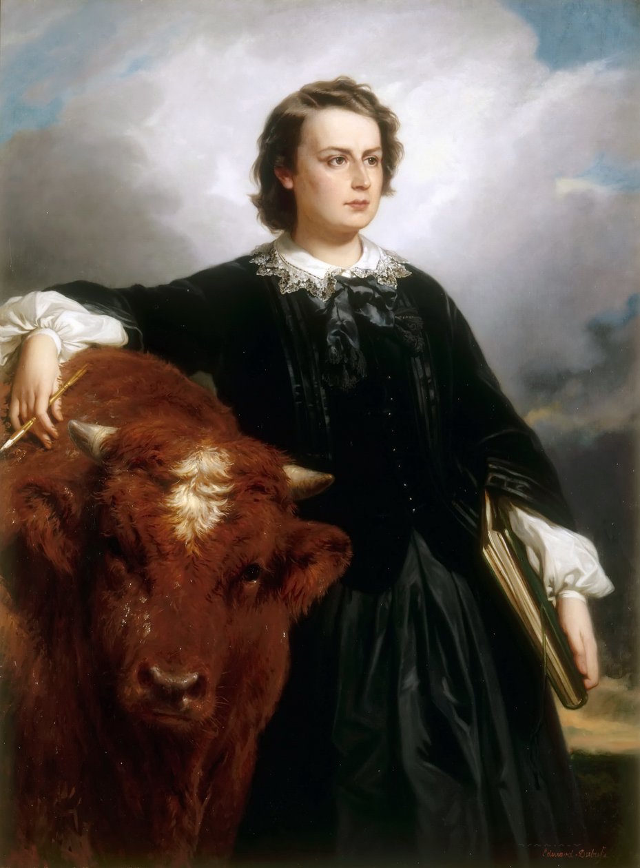 Portret Rosy Bonheur autorstwa Edouard Louis Dubufe