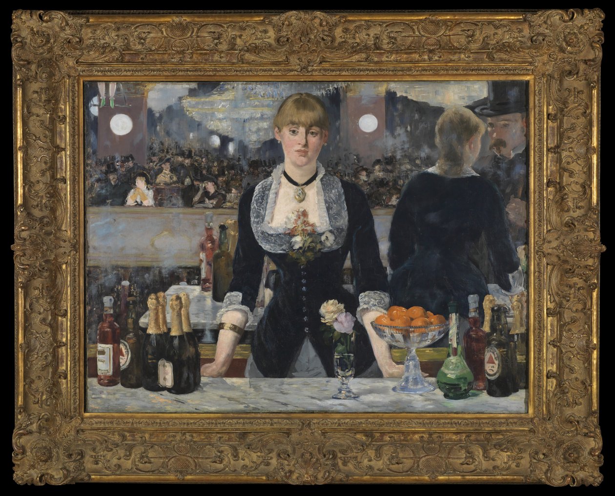Bar w Folies-Bergere, 1881-82 (patrz także 2536) autorstwa Édouard Manet