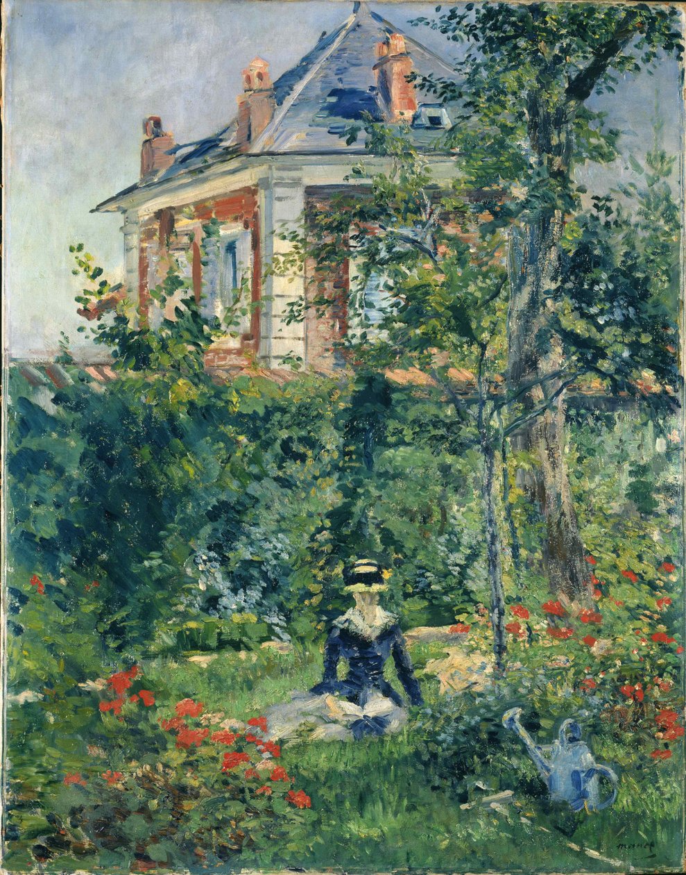 Zakątek ogrodowy w Bellevue autorstwa Édouard Manet
