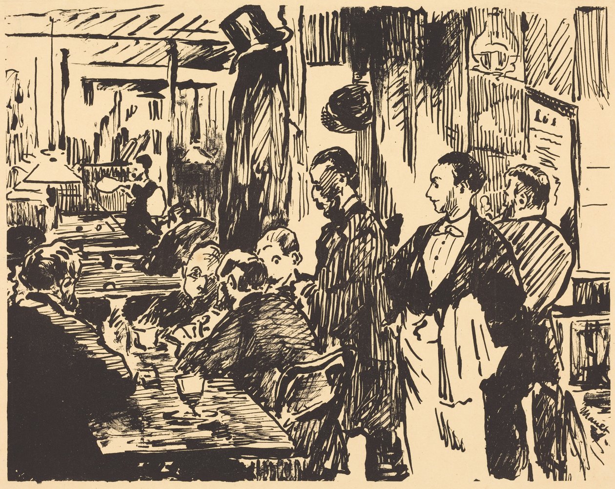 W kawiarni (Au café) autorstwa Édouard Manet