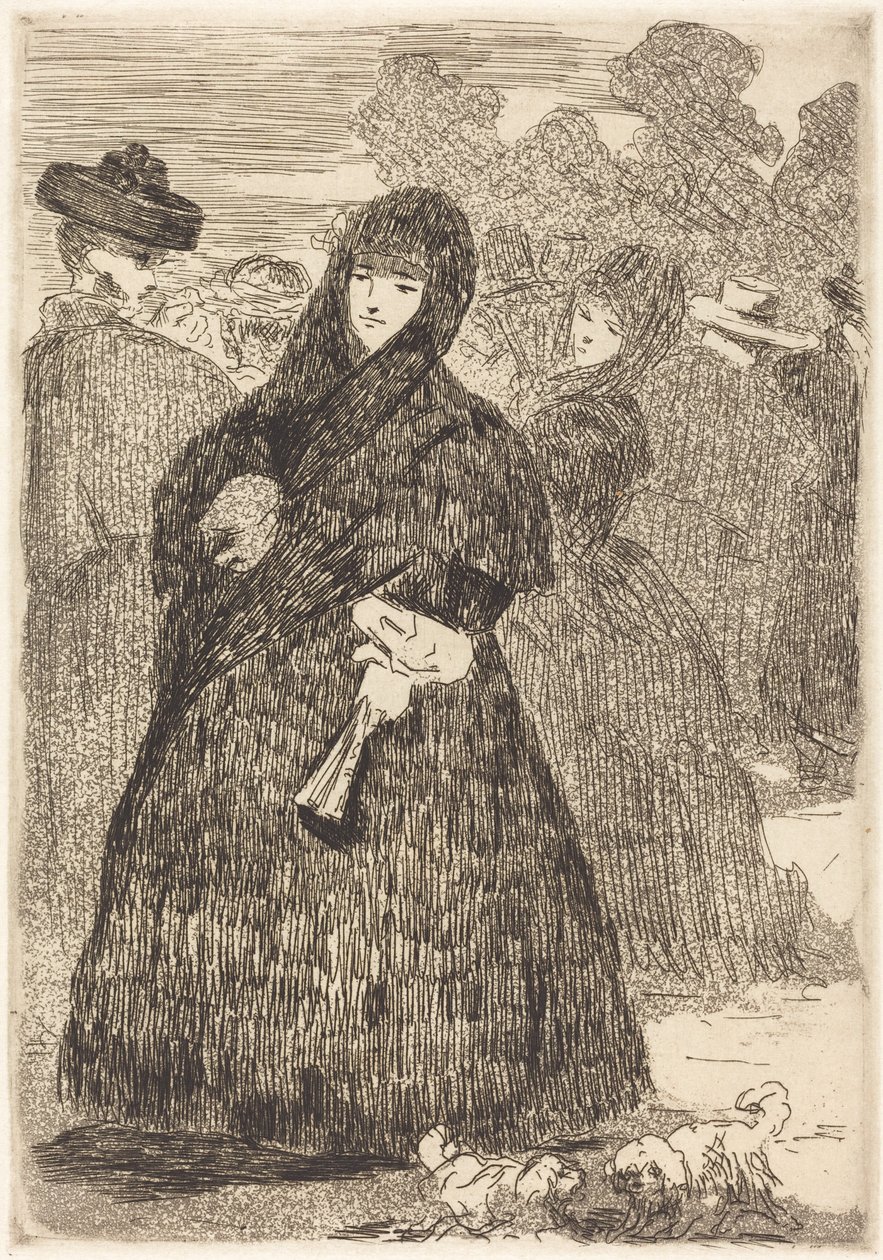 W Prado (Au Prado) autorstwa Édouard Manet
