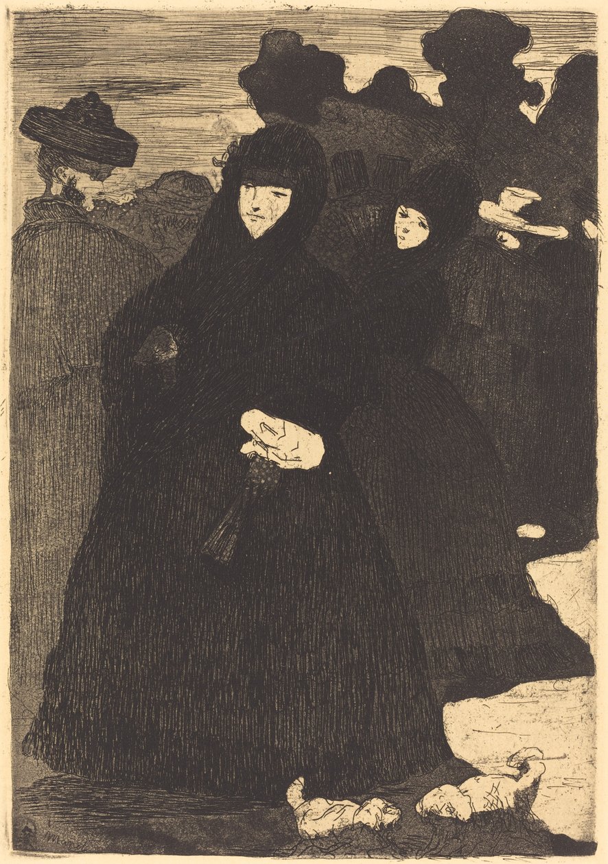 W Prado (Au Prado) autorstwa Édouard Manet