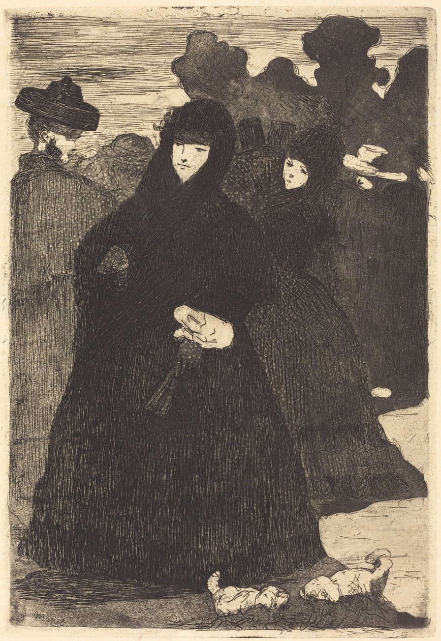 W Prado autorstwa Édouard Manet