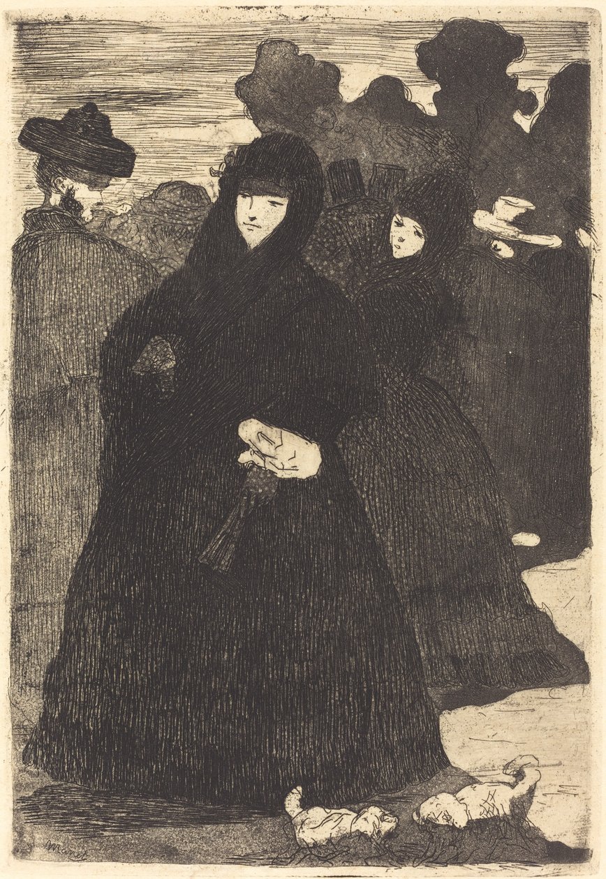 W Prado Au Prado, 18651868. autorstwa Édouard Manet