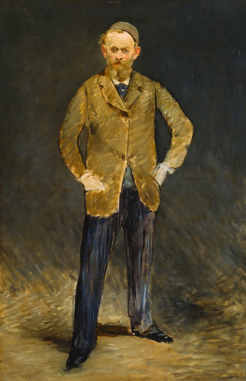 Autoportret - Obraz Edouarda Maneta (1832-1883), olej na płótnie (95,4x63,4 cm) autorstwa Édouard Manet