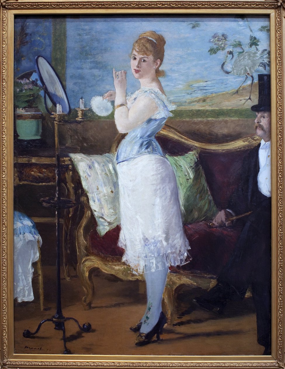 Dziecko. (Portret aktorki Henriette Hauser, znanej jako Citron, w roli Nany, prostytutki w powieściach Emila Zoli (1840-1902). Obraz Edouarda Maneta (1832-1883), olej na płótnie autorstwa Édouard Manet
