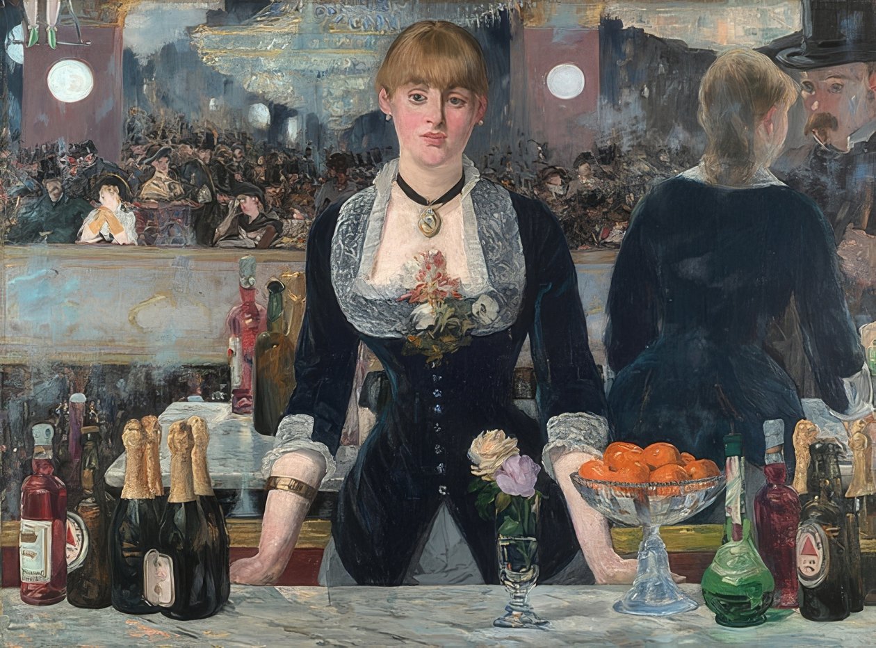 Bar w Folies-Bergère. 1881-82 autorstwa Édouard Manet