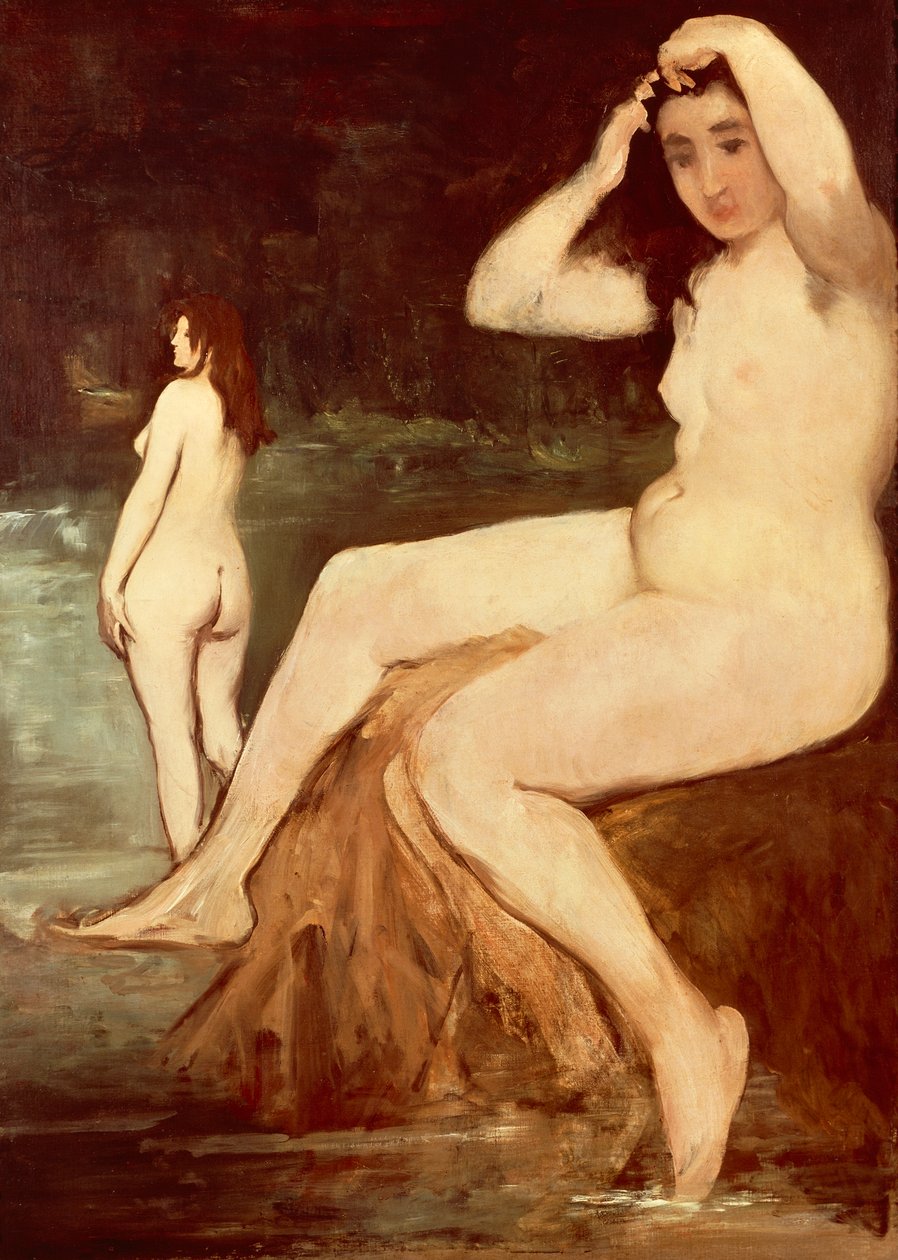 Kąpiących się na Sekwanie autorstwa Édouard Manet