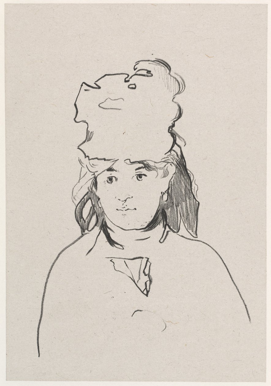 Berthe Morisot autorstwa Édouard Manet