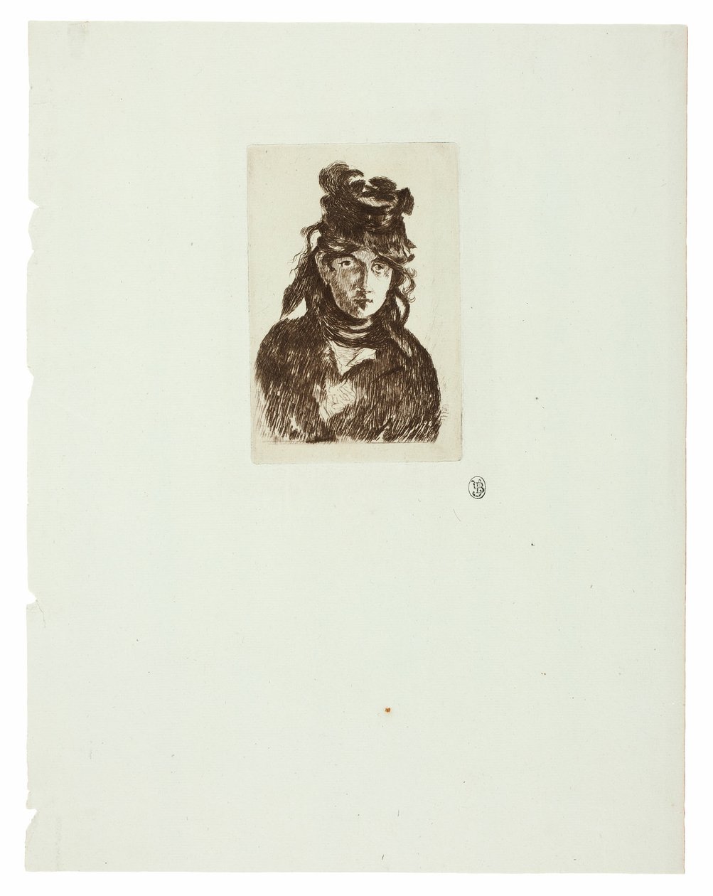 Berthe Morisot autorstwa Édouard Manet