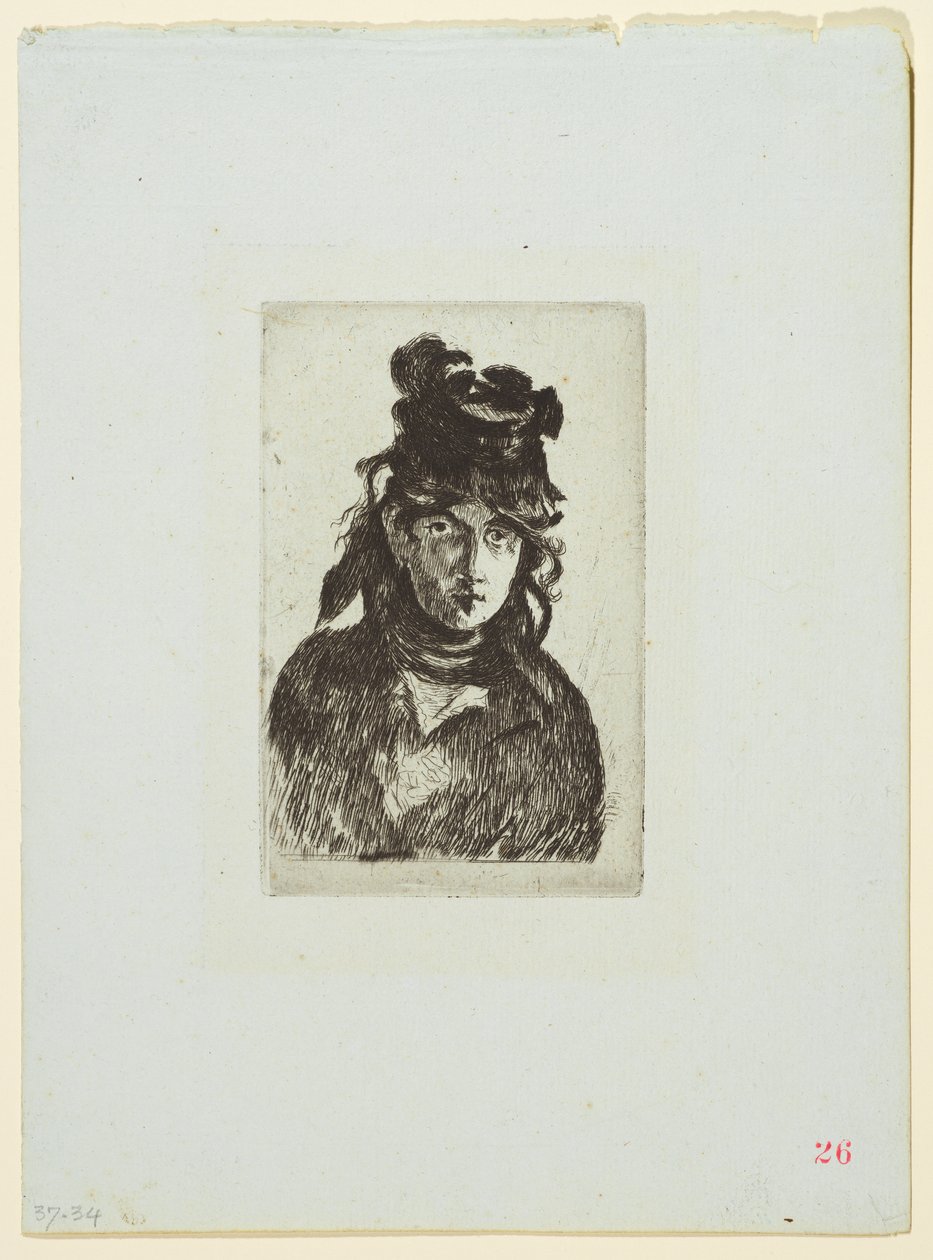 Berthe Morisot autorstwa Édouard Manet