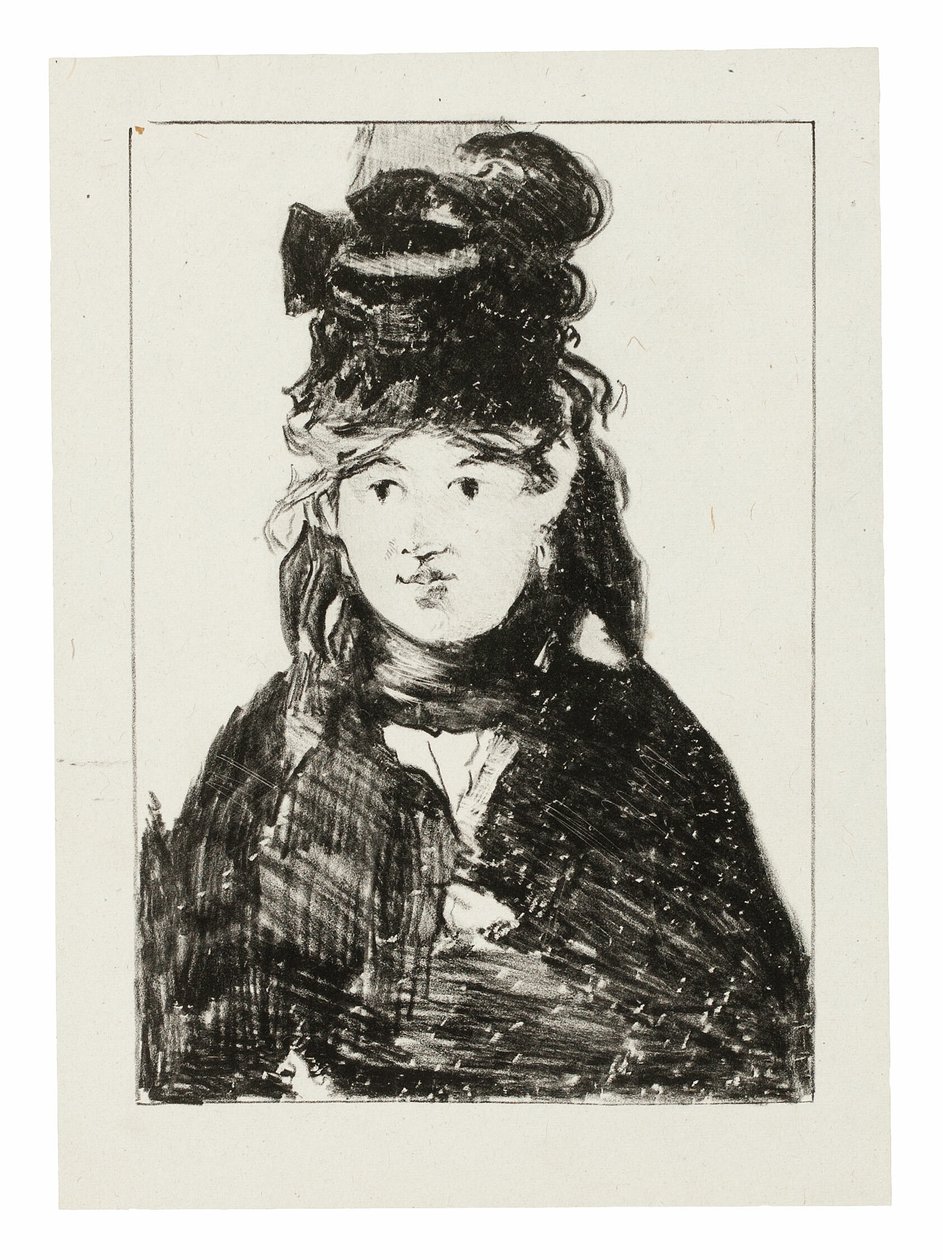 Berthe Morisot w czerni autorstwa Édouard Manet