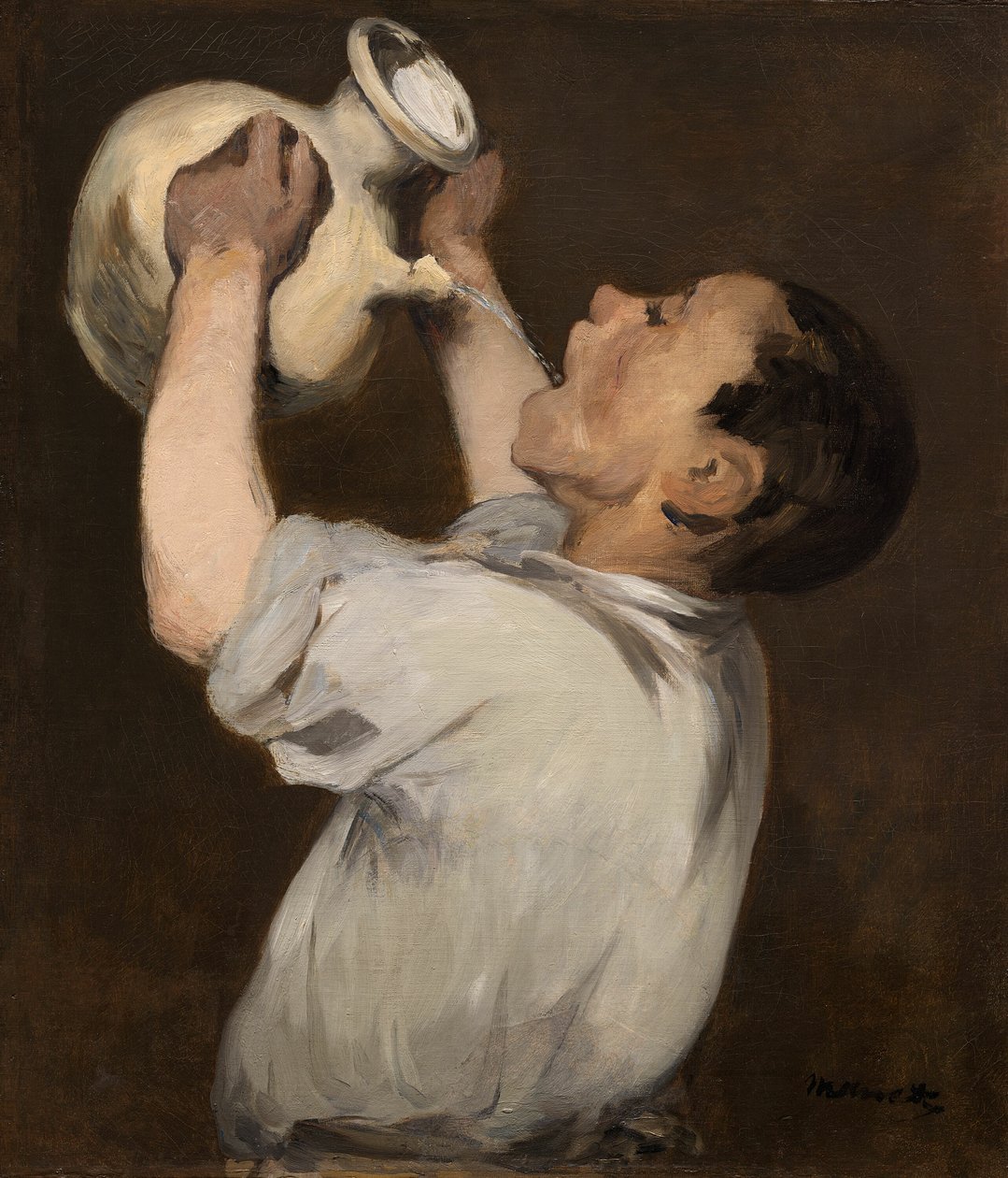 Chłopiec z dzbanem (La Régalade) autorstwa Édouard Manet