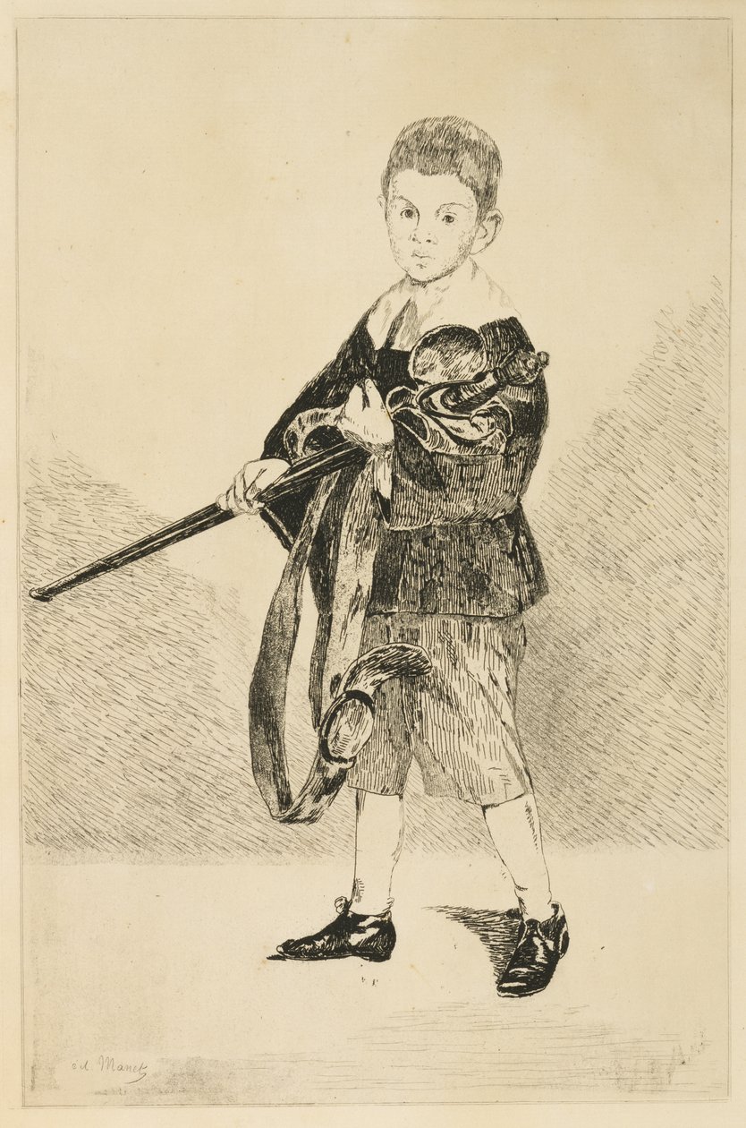 Chłopiec z mieczem autorstwa Édouard Manet