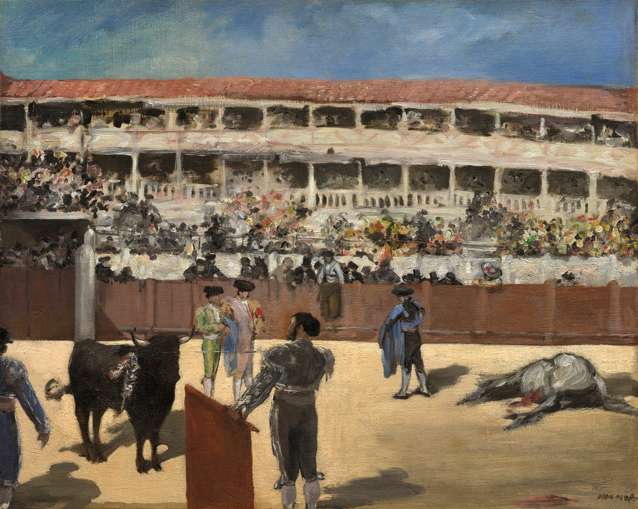 Walka byków, 186566. autorstwa Édouard Manet