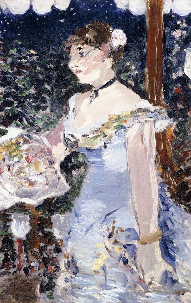 Kawiarnia-piosenkarka koncertowa autorstwa Édouard Manet