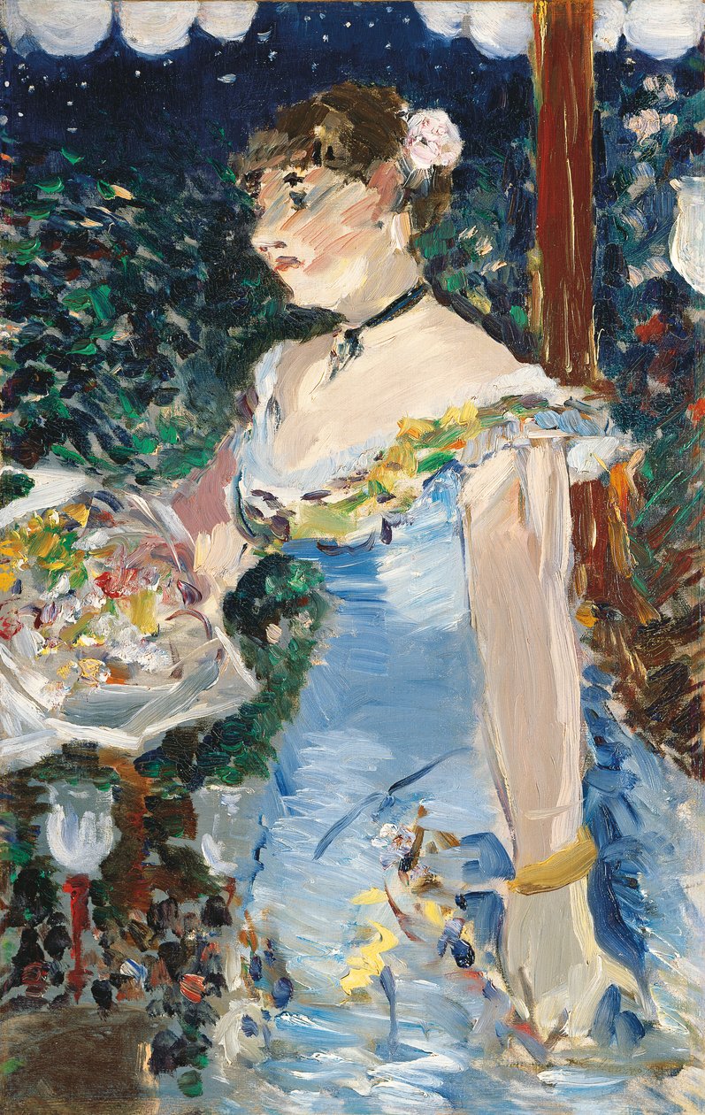 Śpiewak koncertowy w kawiarni autorstwa Édouard Manet