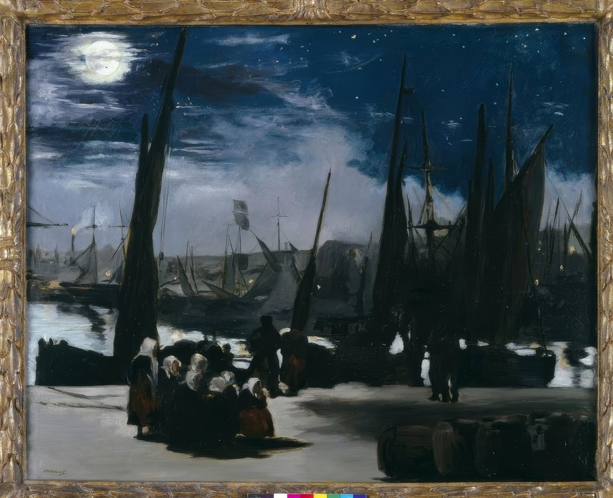Światło księżyca nad portem Boulogne autorstwa Édouard Manet