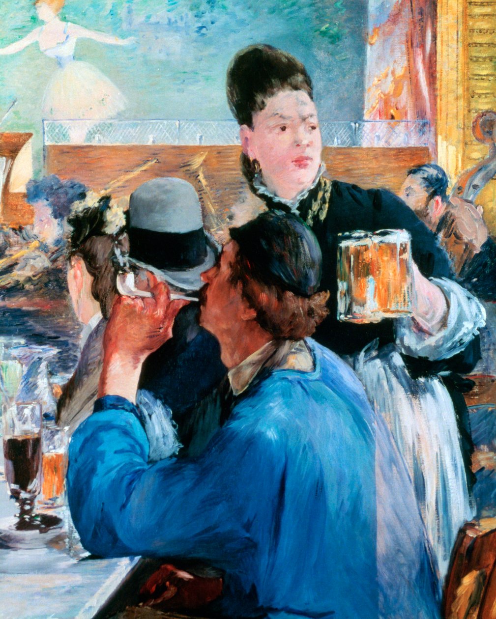 Narożnik koncertu w kawiarni, 1878-1880 autorstwa Édouard Manet