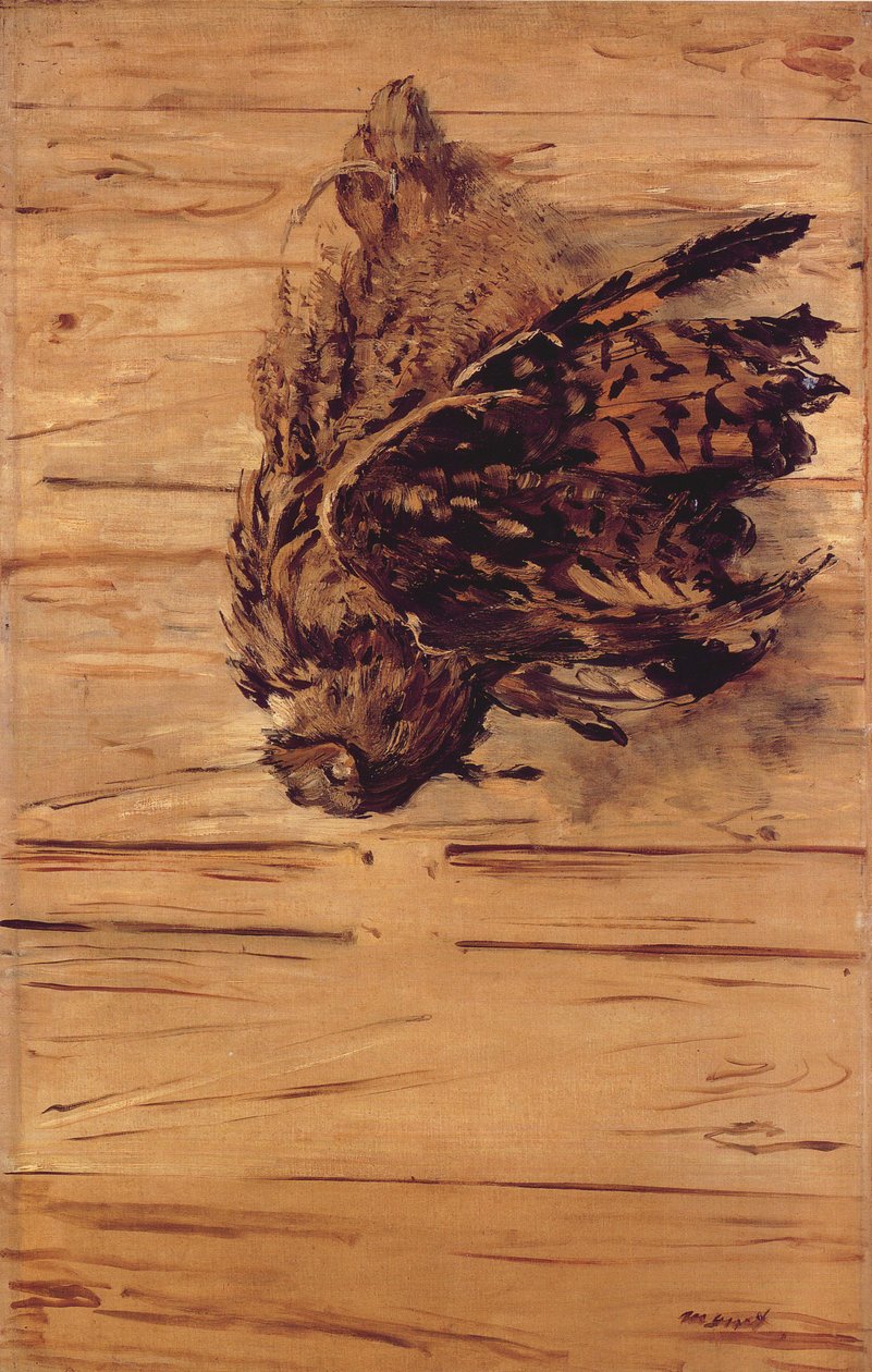 Martwy puchacz autorstwa Édouard Manet