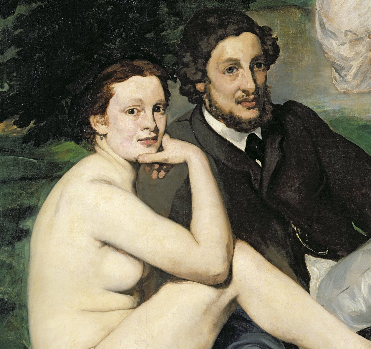 Dejeuner sur lHerbe, 1863 (szczegóły 2310) autorstwa Édouard Manet