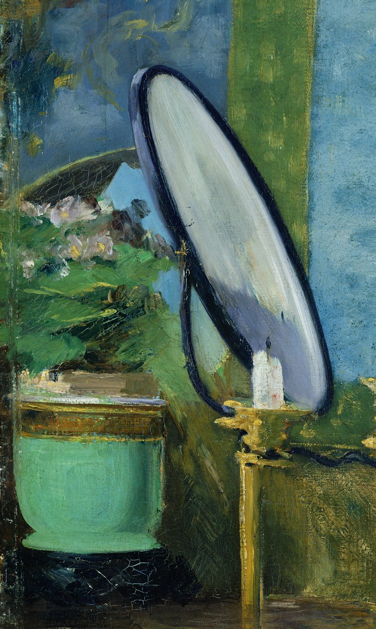 Fragment obrazu Nana, 1877 autorstwa Édouard Manet