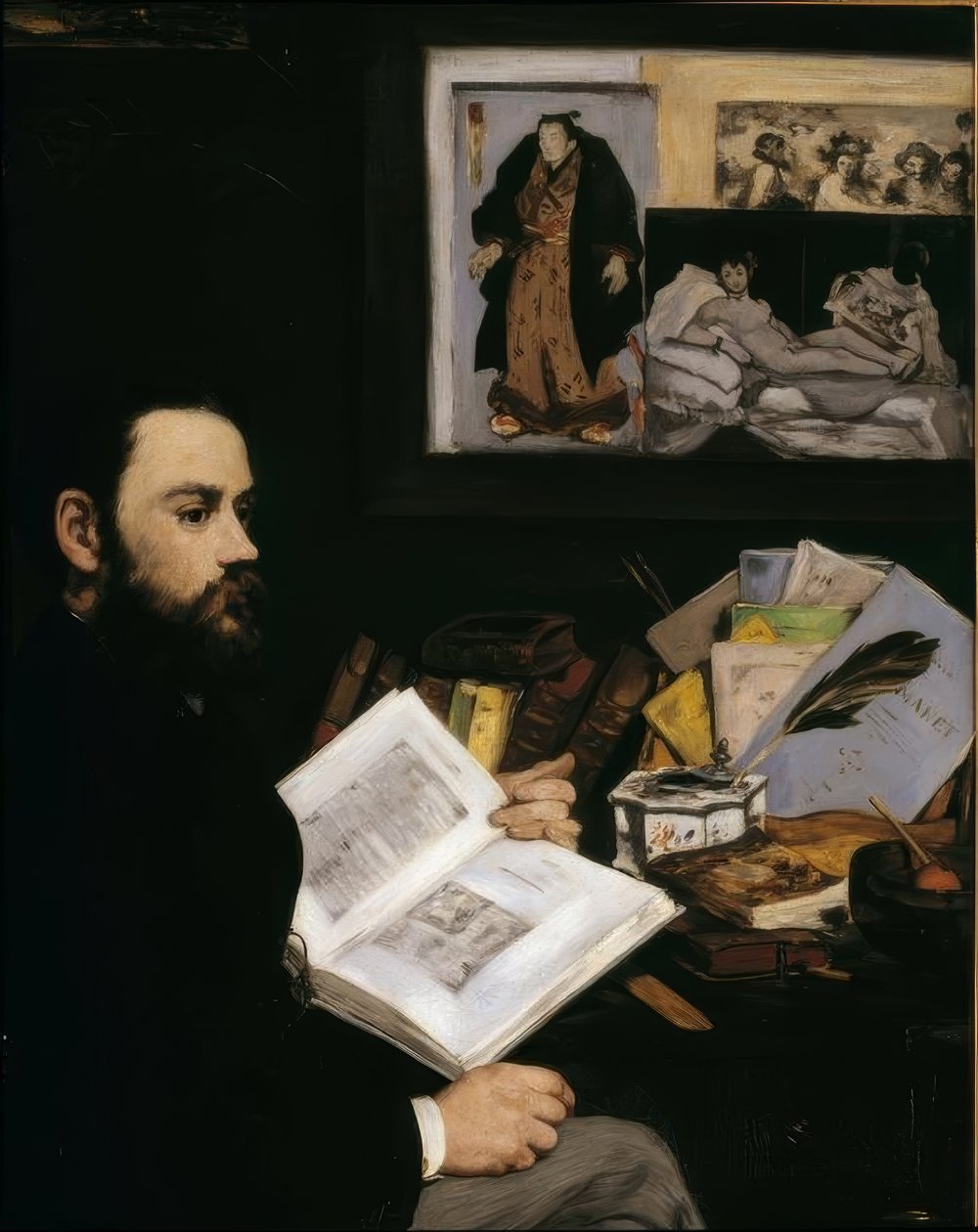 Emile Zola autorstwa Édouard Manet