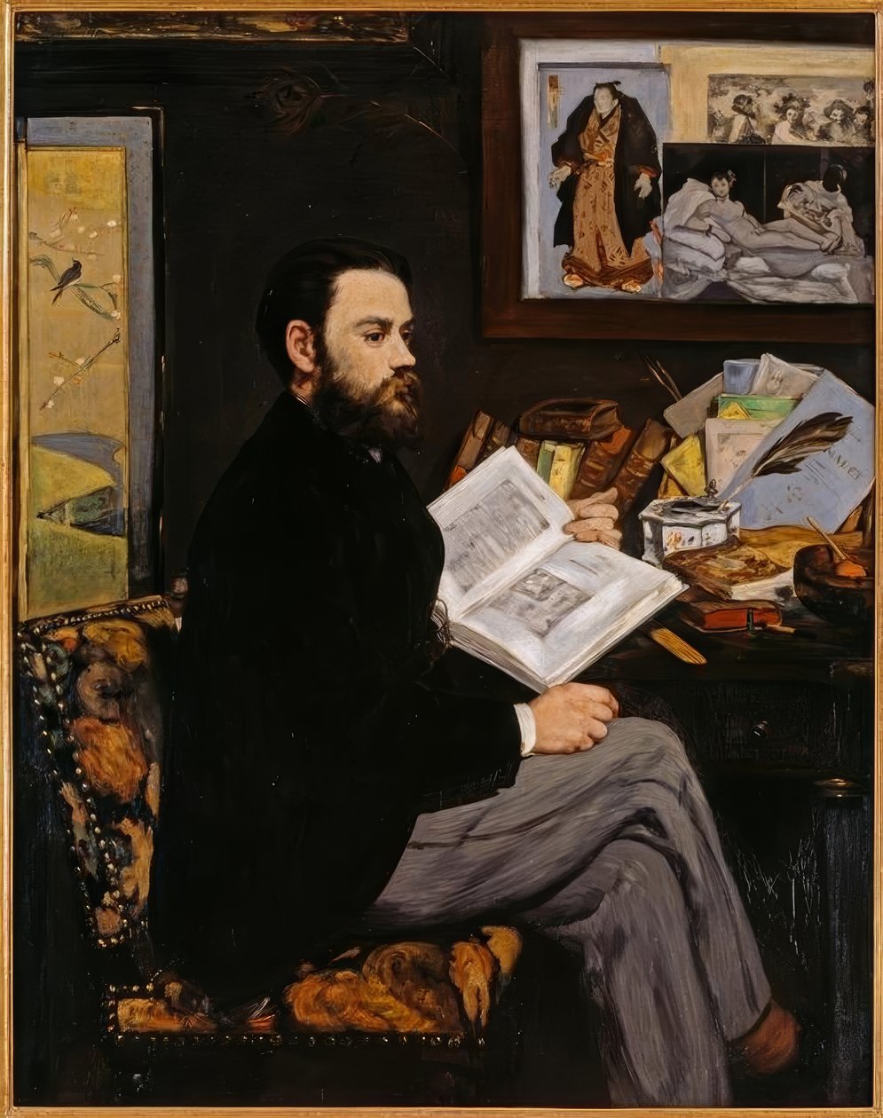 Emile Zola autorstwa Édouard Manet